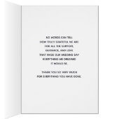 ありがとう母とパパ、ブルゴーニュフローラカード (内側 (右))