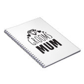 ありがとう母の新郎ブライダルパーティフローラギフト ノートブック (右側)