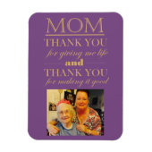 ありがとう母の日のフォトマグネット マグネット