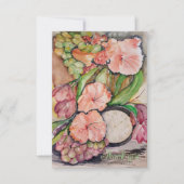 ありがとう水の色Still life サンキューカード (正面)