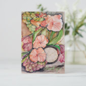 ありがとう水の色Still life サンキューカード (スタンド正面)