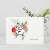 ありがとう水彩フローラ サンキューカード (スタンド正面)