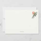 ありがとう水彩フローラ サンキューカード (裏面)