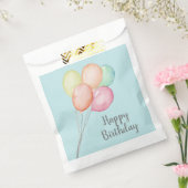 ありがとう水彩風船ブルー フェイバーバッグ (封をした状態)