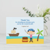 ありがとう海賊のフラットカード サンキューカード (スタンド正面)