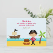 ありがとう海賊船長カード サンキューカード (スタンド正面)