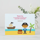 ありがとう海賊船長カード サンキューカード (スタンド正面)