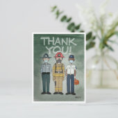 ありがとう消防・救急隊員 ポストカード (スタンド正面)