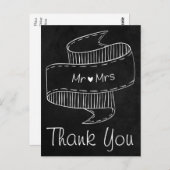 ありがとう漫画の花嫁と花婿パーソナライズされた ポストカード (正面/裏面)