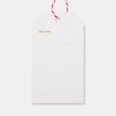 ありがとう甘い水の色のフローラルパターン ギフトタグ (裏面)