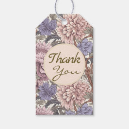 ありがとう甘い花の庭パープルガーリー ギフトタグ