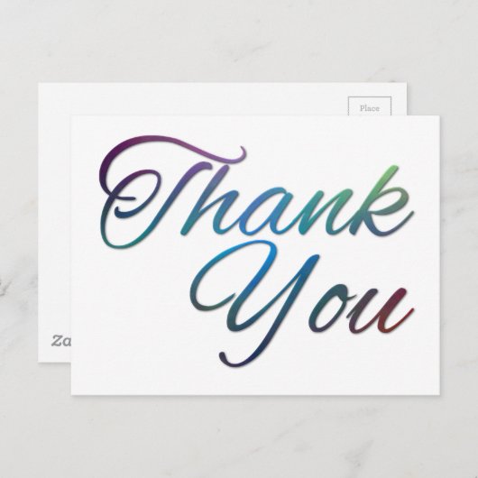 ありがとう画像 ポストカード (正面/裏面)