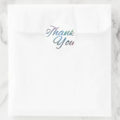 ありがとう画像 ラウンドシール (バッグ)