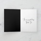 ありがとう白熱［赤熱］光を放つ黒猫 カード (内部)