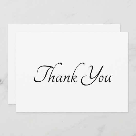 ありがとう白黒スエレガントクリプトchic card (正面/裏面)