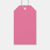 ありがとう白黒ストライプピンクフラミンゴ ギフトタグ (裏面)