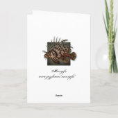 ありがとう白黒 フォーマル サンキューカード (裏面)