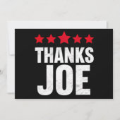 ありがとう社長ありがとうジョーバイデン氏ジョー感謝していさん 招待状 (正面)