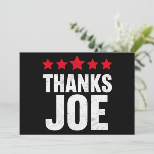 ありがとう社長ありがとうジョーバイデン氏ジョー感謝していさん 招待状 (スタンド正面)