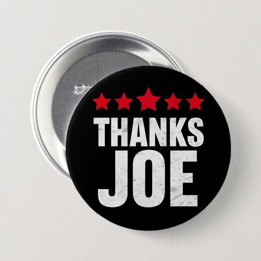 ありがとう社長ありがとうジョーバイデン氏ジョー感謝していさん 缶バッジ (正面&裏面)