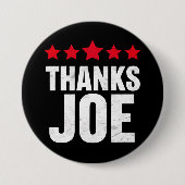 ありがとう社長ありがとうジョーバイデン氏ジョー感謝していさん 缶バッジ (正面)
