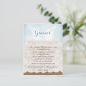 ありがとう祈りの言葉カードスペインの、男の子のバプテスマ ポストカード (スタンド正面)