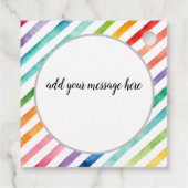 ありがとう祝私のメッセージカード フェイバータグ (裏面)