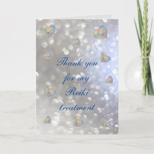 ありがとう私の霊気トリートメント サンキューカード (正面)