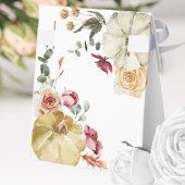 ありがとう秋赤ヴィンテージトラック赤ちゃんシャワー フェイバーボックス