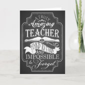 ありがとう素晴らしい先生カード感謝の週 サンキューカード (正面)