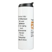 ありがとう素晴らし先生 タンブラー (回転左)