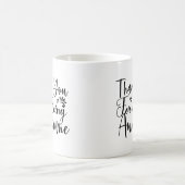 ありがとう素晴らし引用文 コーヒーマグカップ (中央)