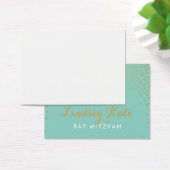 ありがとう素朴なスポット紙吹雪金ゴールドミント (デスク)