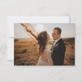 ありがとう素朴フローラカウフォトカードスカル サンキューカード (正面)