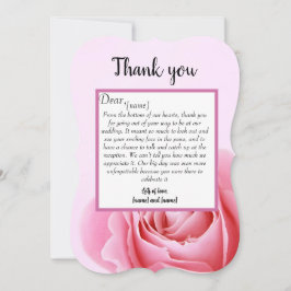 ありがとう結婚のカード 招待状