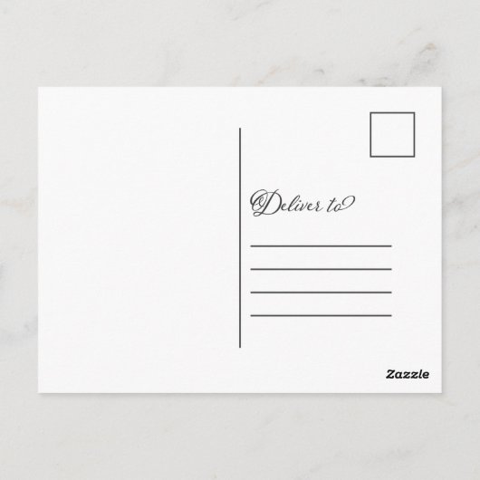 ありがとう結婚の書モダン道ほこりっぽいバラ ポストカード (裏面)