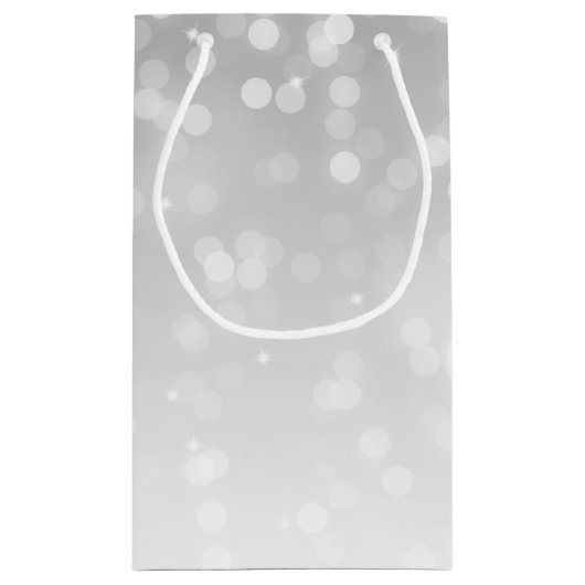 ありがとう結婚の金ゴールド《写真》ぼけ味キラライト スモールペーパーバッグ (裏面)