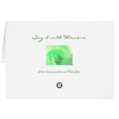 ありがとう結婚、バラ (裏面横)