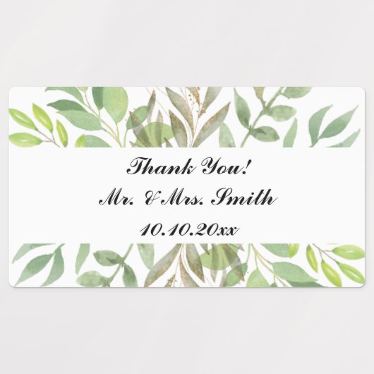 ありがとう結婚。 ラベル (デザイン2)