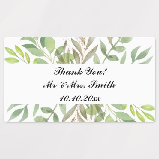 ありがとう結婚。 ラベル (デザイン1)