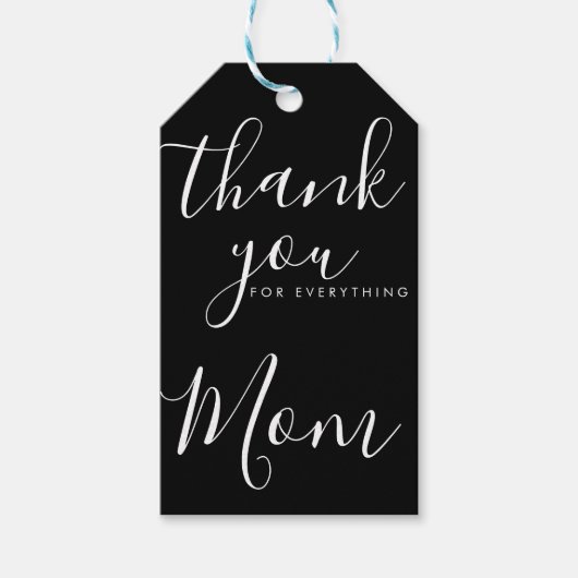 ありがとう編集可能なmomカードギフトT ギフトタグ (正面)