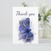 ありがとう美しいブルーバタフライ サンキューカード (スタンド正面)
