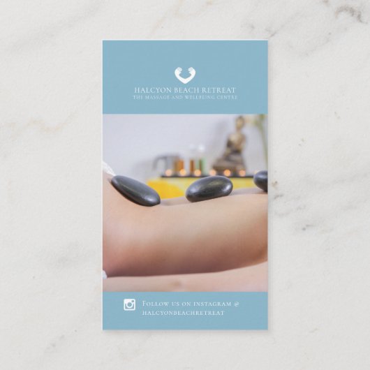 ありがとう美しい健康フォトプロモリピートカスタムー 名刺 (裏面)