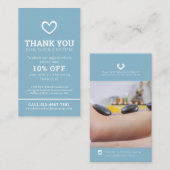 ありがとう美しい健康フォトプロモリピートカスタムー 名刺 (正面/裏面)