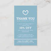 ありがとう美しい健康フォトプロモリピートカスタムー 名刺 (正面)