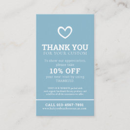 ありがとう美しい健康フォトプロモリピートカスタムー 名刺