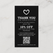 ありがとう美しい健康フォトプロモリピートカスタムー 名刺 (正面)