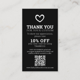 ありがとう美しい健康フォトプロモリピートカスタムー 名刺