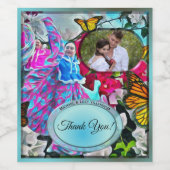 ありがとう花と蝶PV01 ワインラベル (シングルラベル)