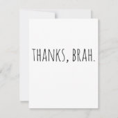 ありがとう花婿介添人| Groomsmanカード サンキューカード (正面)